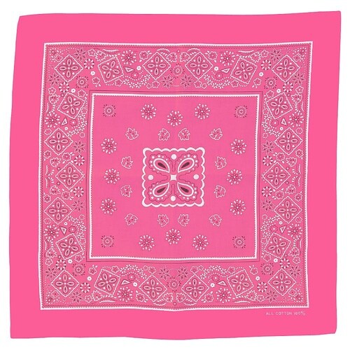 1759 バンダナ蛍光ピンク