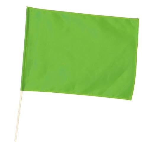2052 小旗410×300蛍光グリーン