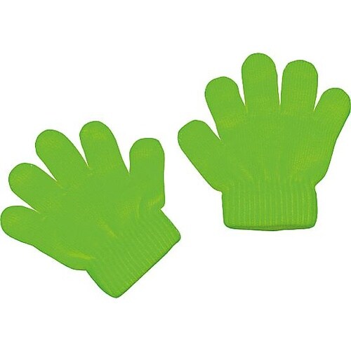 2118 ミニのびのび手袋蛍光グリーン
