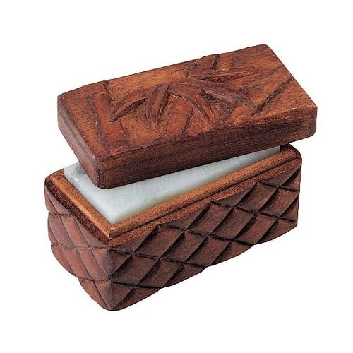 30024 木彫印かん小箱ミニ(しな材)