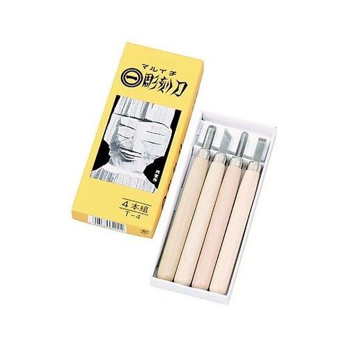 32274 マルイチ彫刻刀4本組