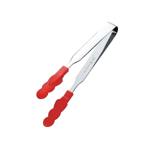 抗菌耐熱カラートング スリム 小 レッド