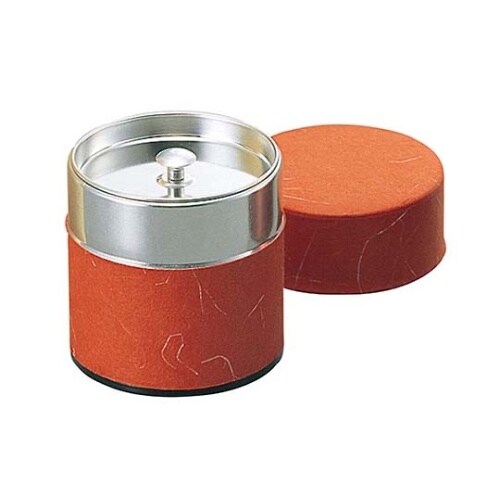 8077300 茶筒L 200g レッド