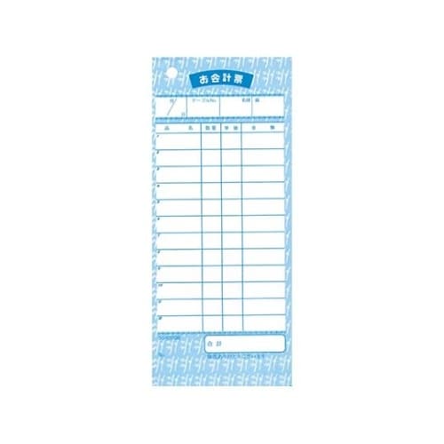 シンビ お会計伝票 伝票−8 和風 17