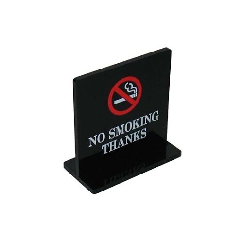 8398500 T型禁煙席 黒SI−13