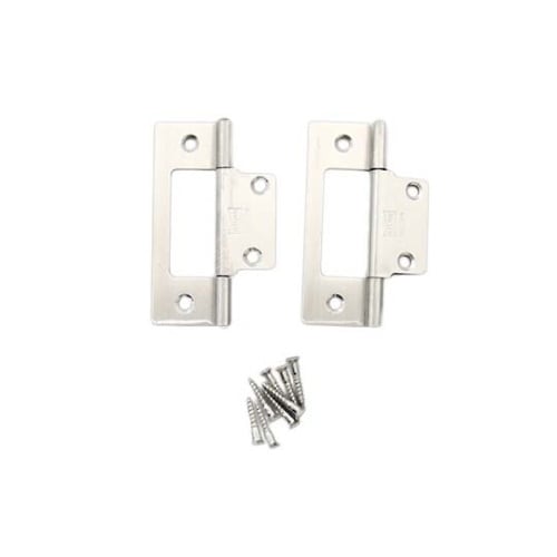 フラッシュ蝶番 64mm ステンレスヘア