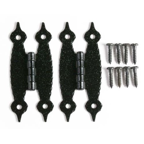 ウエスタン蝶番 黒古美ヘアーライン 1セ