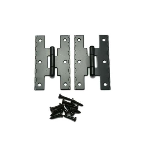 ウエスタン蝶番 黒 1セット(2個入)