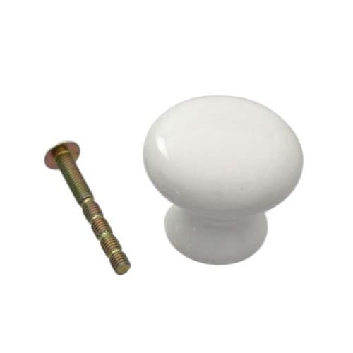 17891 ツマミ 32mm ホワイト