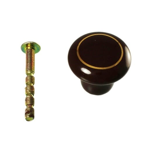 T−873 ツマミ 25mm 茶