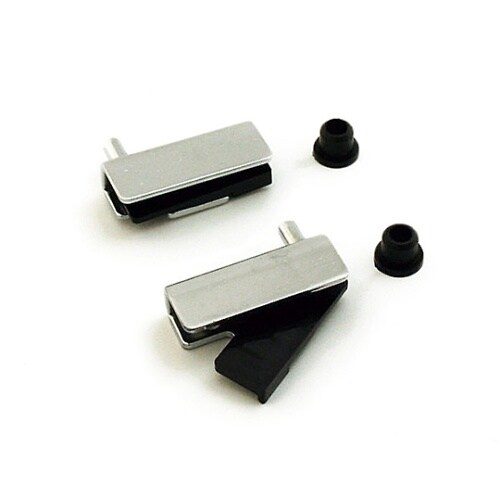 ガラスヒンヂ クローム 1セット(2個入