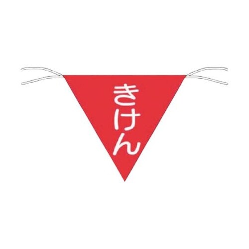651 三角旗標識 「きけん」