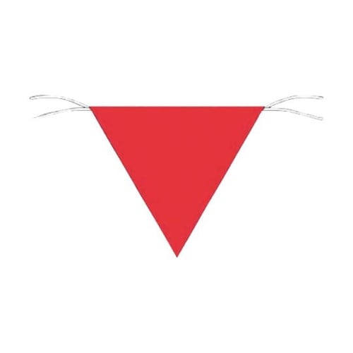 651A 三角旗標識 赤無地