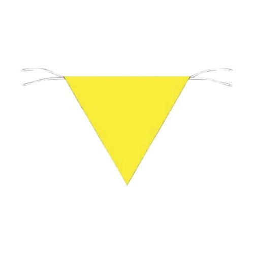 652A 三角旗標識 黄無地