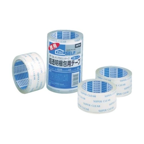 超透明梱包テープ 1パック(3巻入) J