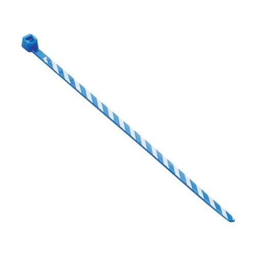 ストライプ結束バンド 青/白 (50本入