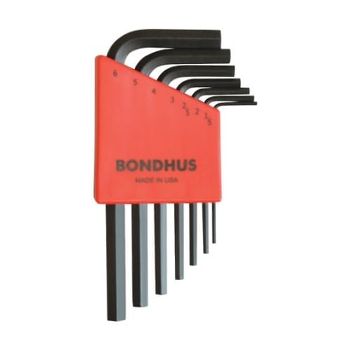 六角L−レンチ ショート セット7本組(