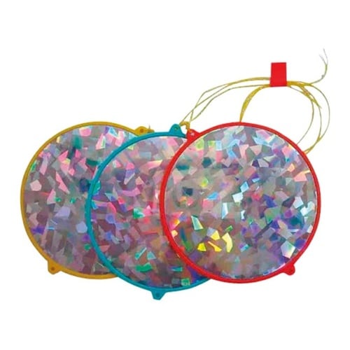 動物忌避用 ピカピカ防鳥3色組9.5cm