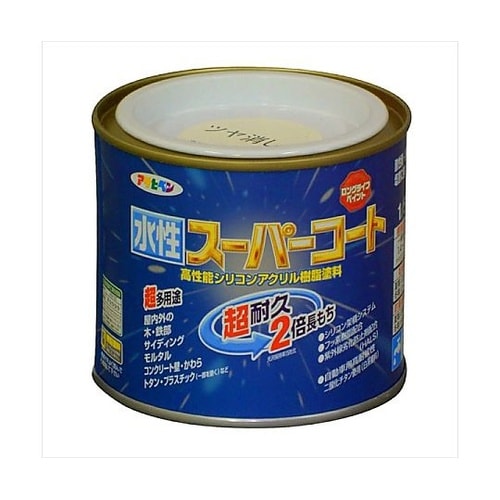 水性スーパーコート1/5Lツヤ消し白