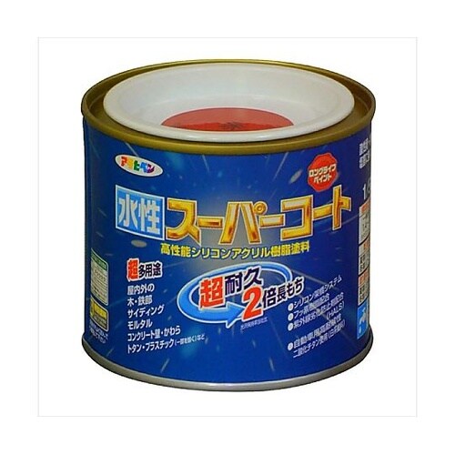 水性スーパーコート1/5L赤