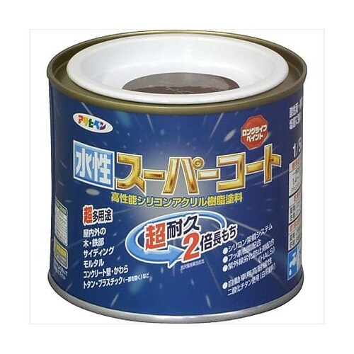 水性スーパーコート1/5Lブラウン