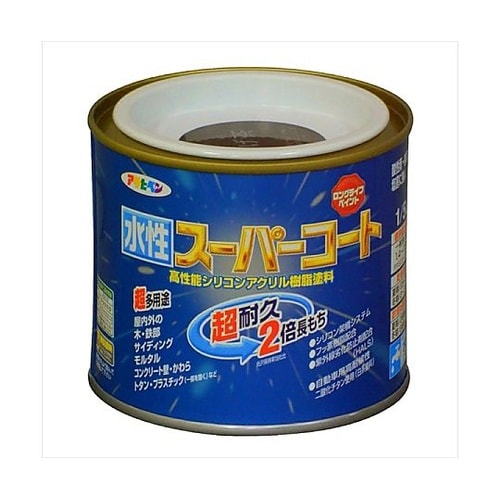 水性スーパーコート1/5L焦茶
