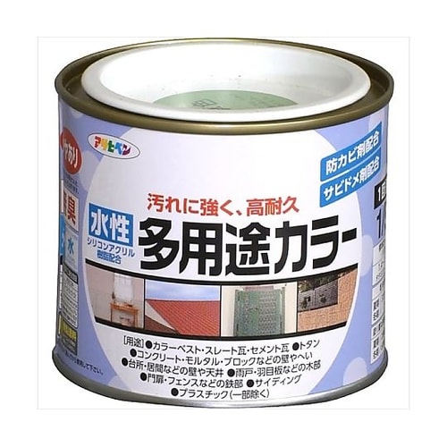 水性多用途カラー1/5L若草色