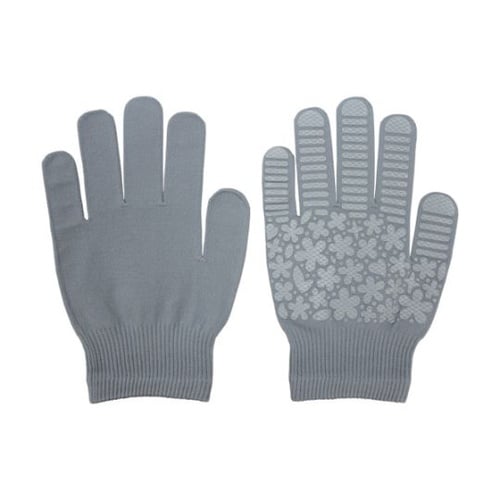 日本製すべり止め手袋 らくって グレー