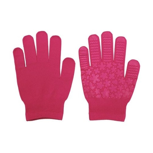 日本製すべり止め手袋 らくって ピンク