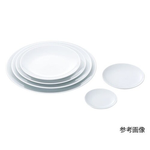 464014 白磁 平皿 4寸