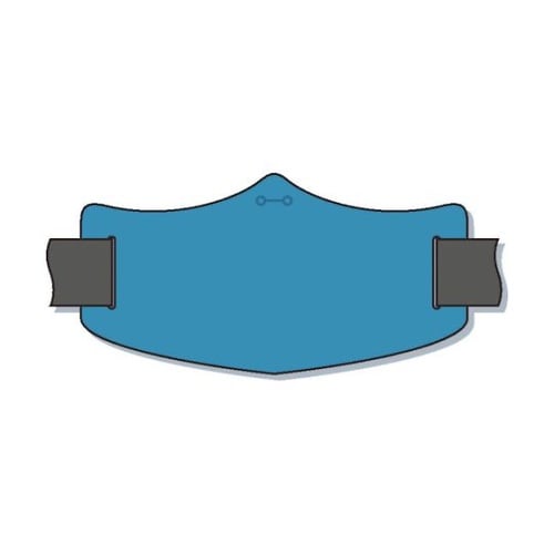 WE105S e腕章 青無地 バンド付