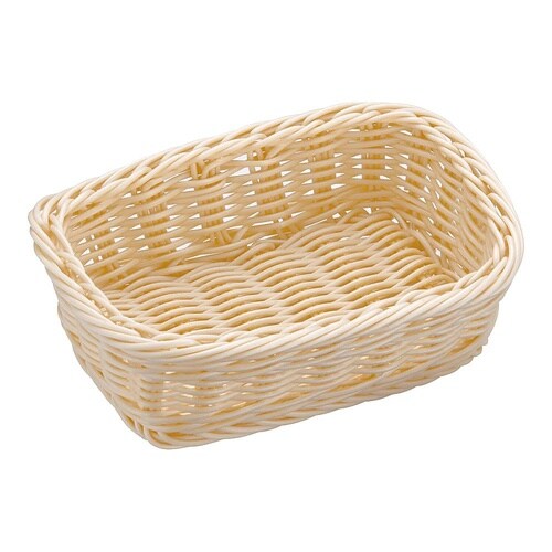 WBS7805 樹脂バスケット 角型 白