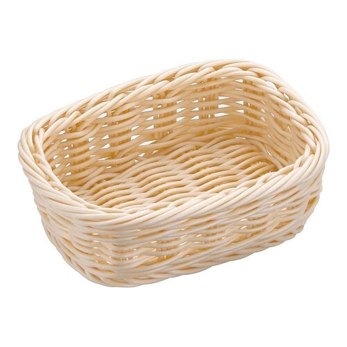 WBS7806 樹脂バスケット 角型 白