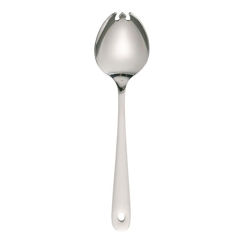 OMZ02002 給食スプーン無地 穴明