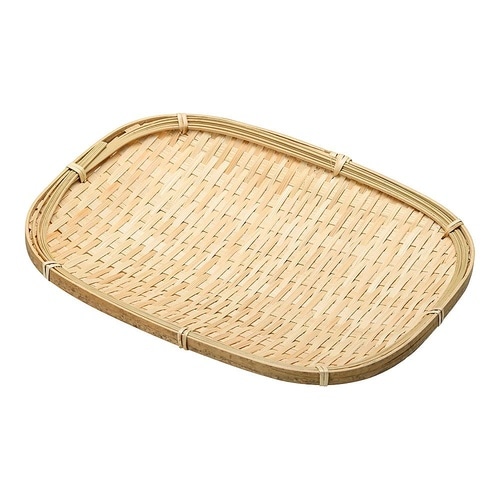 QTV3601 竹 天ぷら皿 ヒゴ角長皿