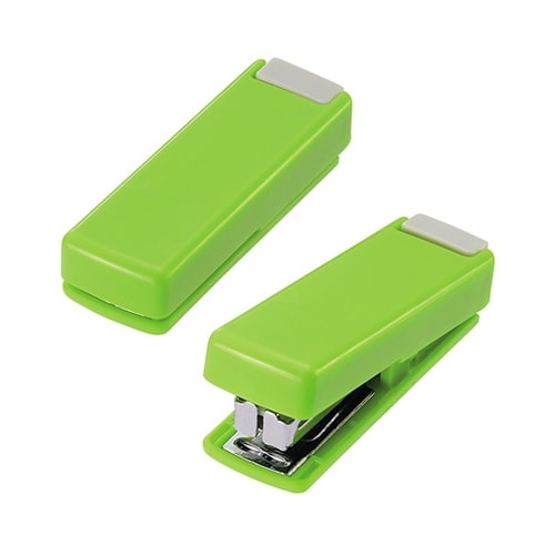 M20−6 コンパクトホッチキス 黄緑