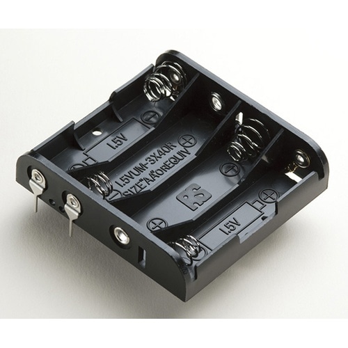 SN3−4PC ピン付電池ホルダー