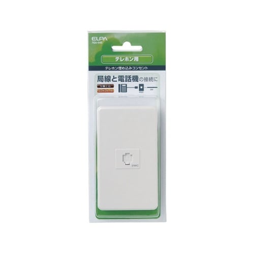 TEA−045モジュラー埋込プレート6極