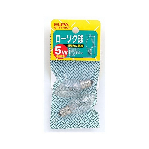 G−11H(C) ローソク球透明