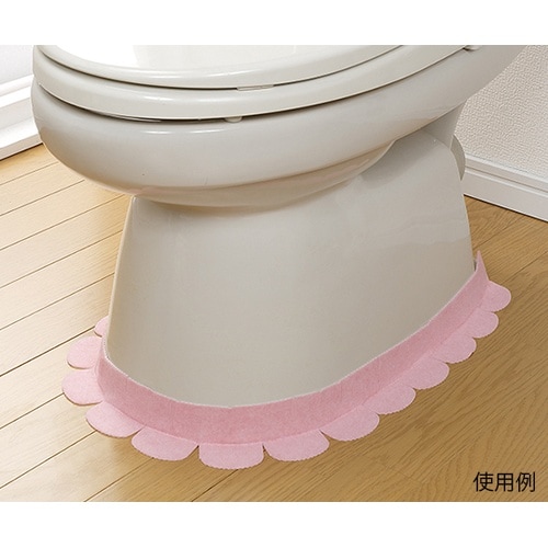 便器すきまテープ ピンク 1個(2枚入)