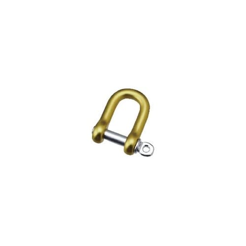 アルミシャックル(イエロー) 呼び6mm