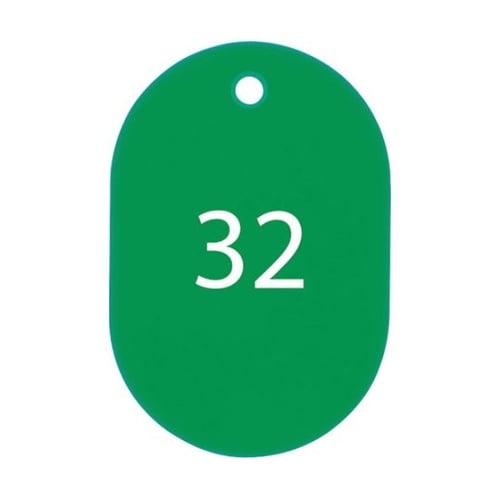 番号札 大 番号入り26ー50 緑 (2