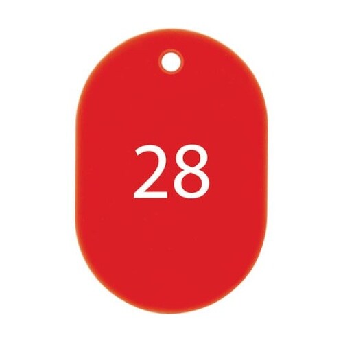 番号札 大 番号入り26ー50 赤 (2