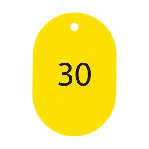 番号札 大 番号入り26ー50 黄 (2