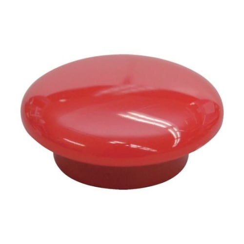 カラーボタン20Φ6P−赤 1パック(6