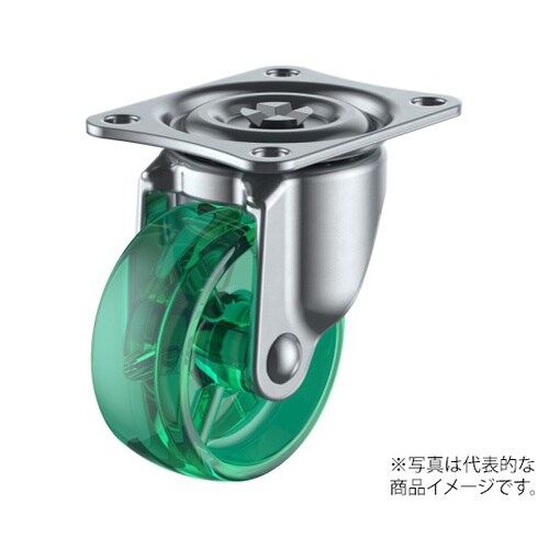 G−38PC−G 38mmポリカ車輪 緑
