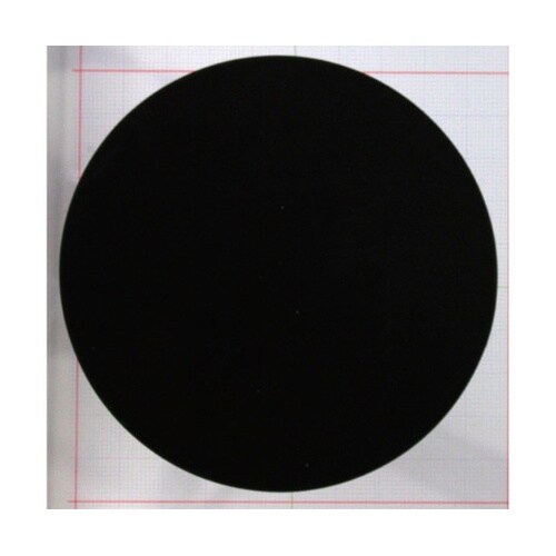 環境配慮型ゴムシート 丸 黒 厚み3mm