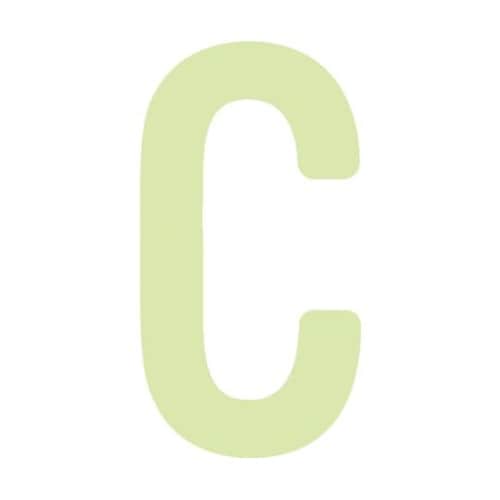 非常用標識 中輝度蓄光カッテイング文字