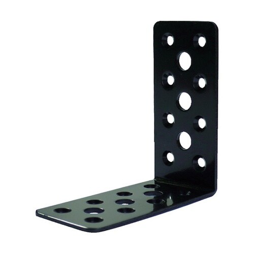 00069108 マルチ金物L型 黒