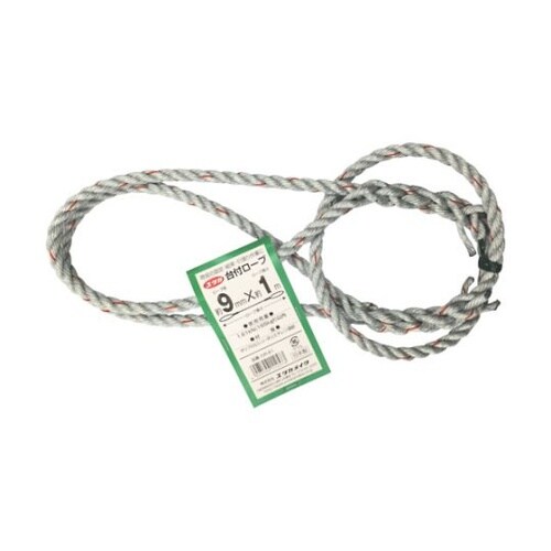 DR91 台付ロープ 9mm×1m